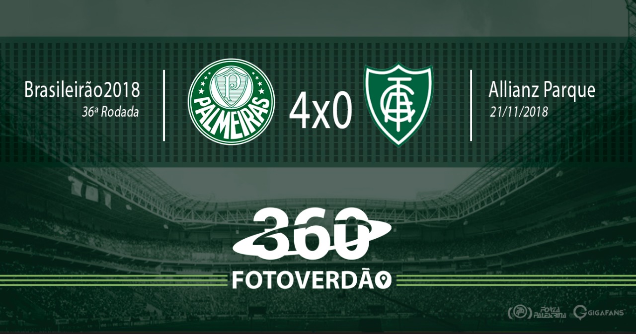 Brasileirão 2018 | Palmeiras x América/MG